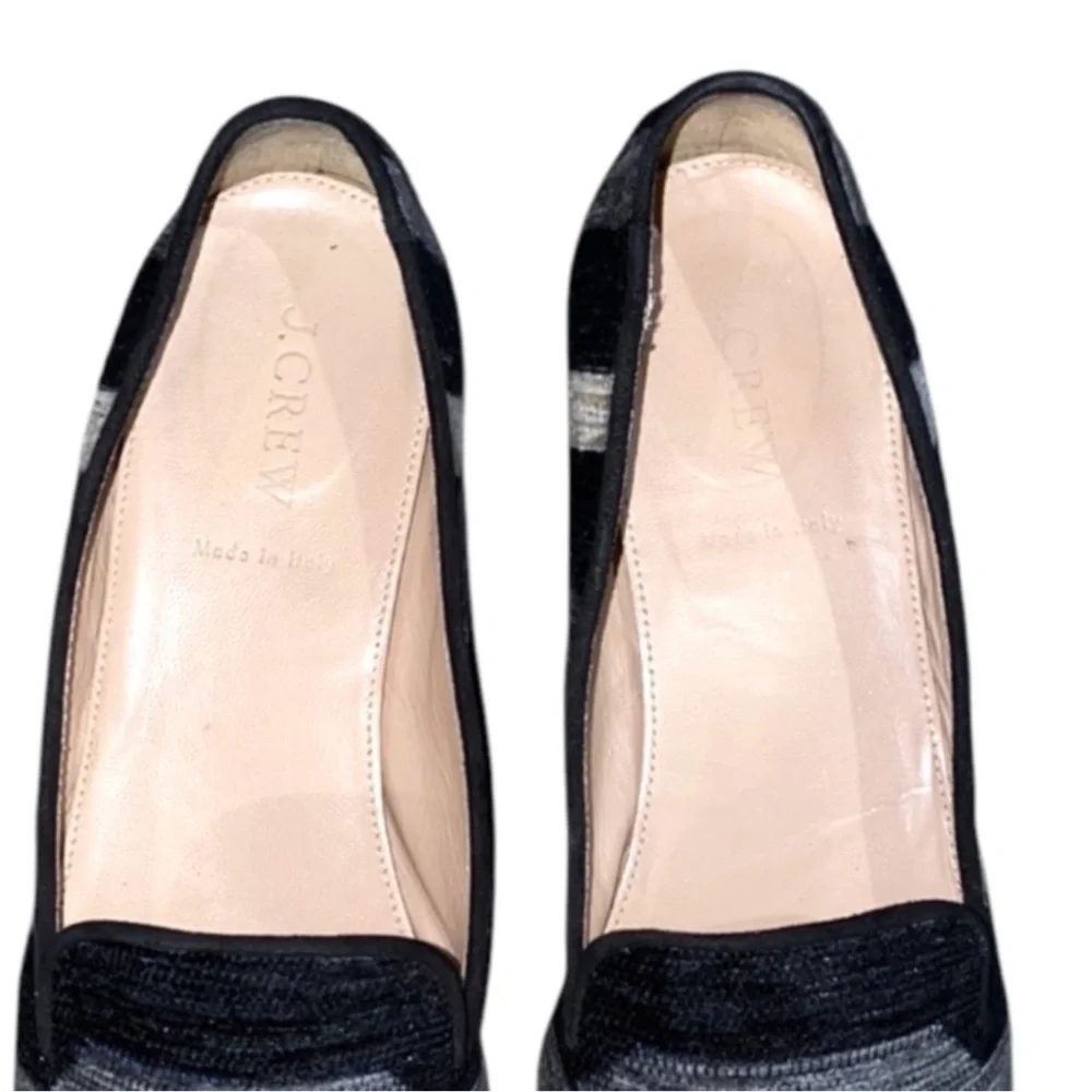 Authentic J. Crew designer fabric flats sz 9